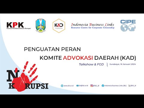Talkshow dan FGD Penguatan Komite Advokasi Daerah (KAD) | Aria Centra Hotel Surabaya 16 Januari 2024