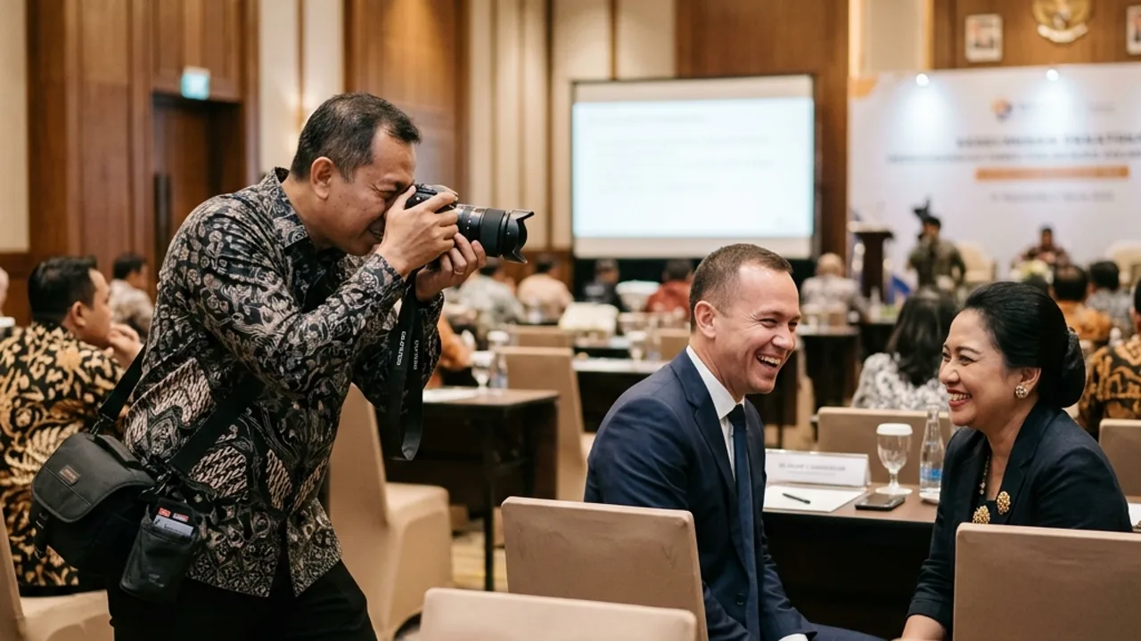Fotografer profesional memotret dokumentasi seminar korporat di Surabaya